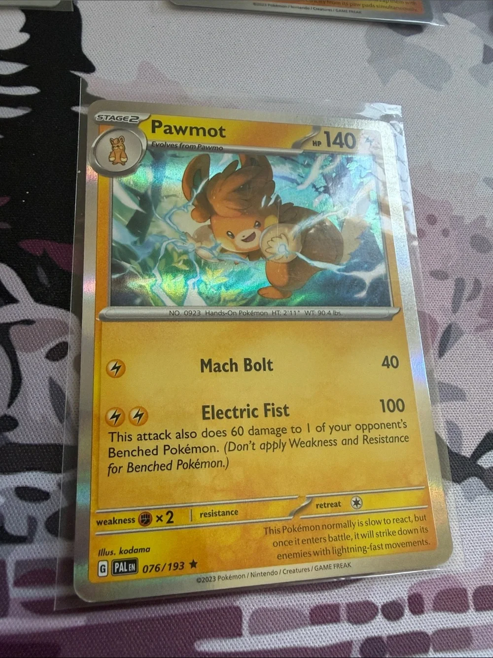 Pawmi Pawmo & Pawmot Evolution Lot | Paldean Fates Shiny Pokémon
